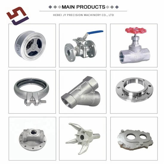 Fundición de acero inoxidable personalizado, aleación de titanio, piezas de aleación de aluminio anodizado, piezas de procesamiento, accesorios de tubería